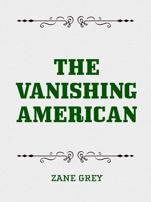 cover image of The Vanishing American